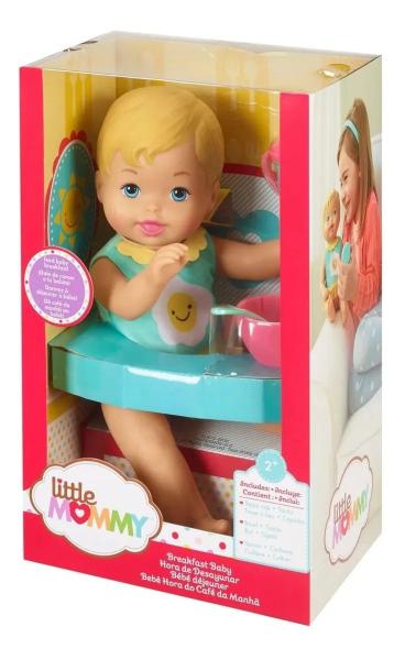 Boneca Little Mommy Momentos do Bebe Trocar Fralda Mattel