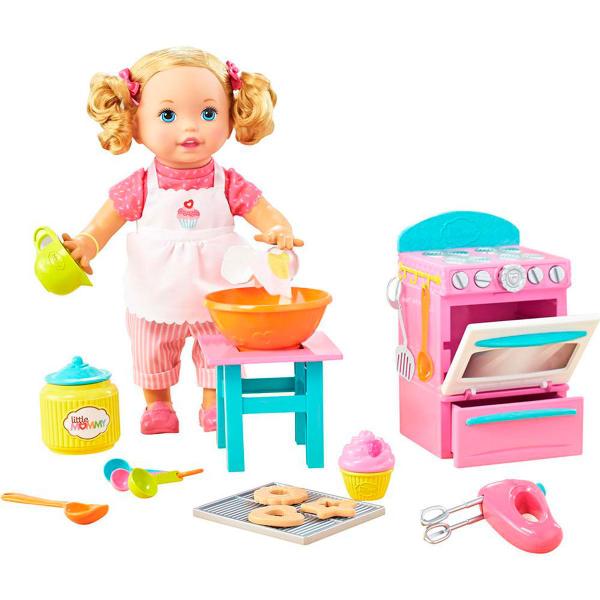 Boneca Little Mommy Pequena Chef com Acessórios Mattel
