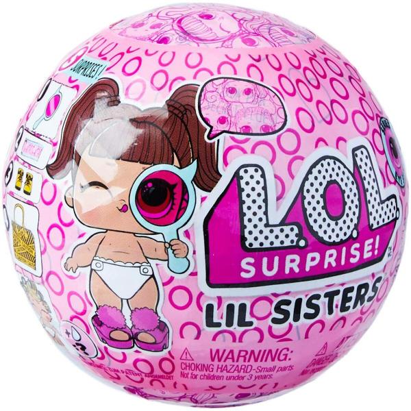 Boneca Lol - 5 Surpresas - Lil Sister Ball - Candide