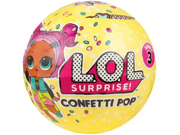 Tudo sobre 'Boneca LOL Surprise! Série 3 Confetti Pop - com Acessórios Candide'