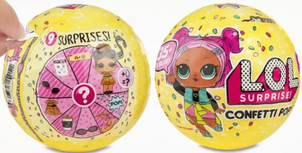 Boneca LOL Surprise! Série 3 Confetti Pop - com Acessórios Candide