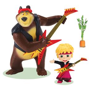 Boneca Masha e o Urso Kit com 2 Personagens Sunny - Masha Rock