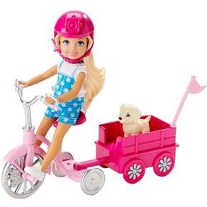 Boneca Mattel Barbie Chelsea com Filhote CLG02