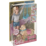 Boneca Mattel Barbie Passeio Com Cachorrinho DWJ68