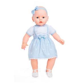 Boneca Meu Bebe Vestido Azul Estrela 0049