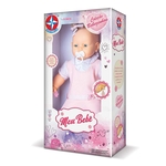 Boneca Meu Bebê Vestido Rosa 60 Cm Estrela
