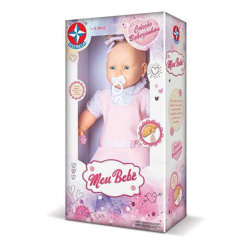 Boneca Meu Bebê Vestido Rosa 60 Cm - Estrela