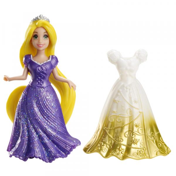 Boneca Mini Princesa Disney - Rapunzel Magiclip - Mattel