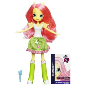 Boneca My Little Pony - Equestria Girls Look Básico - Fluttershy