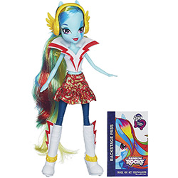 Tamanhos, Medidas e Dimensões do produto Boneca My Little Pony Esquestria Girls Rainbow Dash - Hasbro