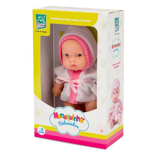Boneca Nenequinha Bebezinho Super Toys