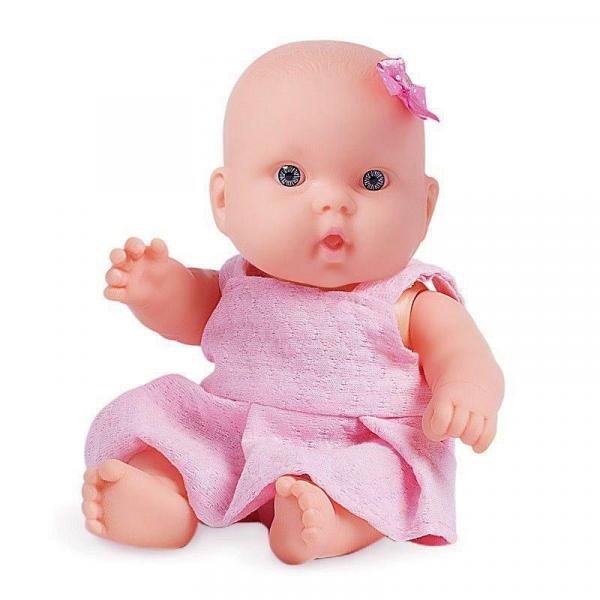 Boneca Nenequinha Clássica Vestido Rosa - Super Toys