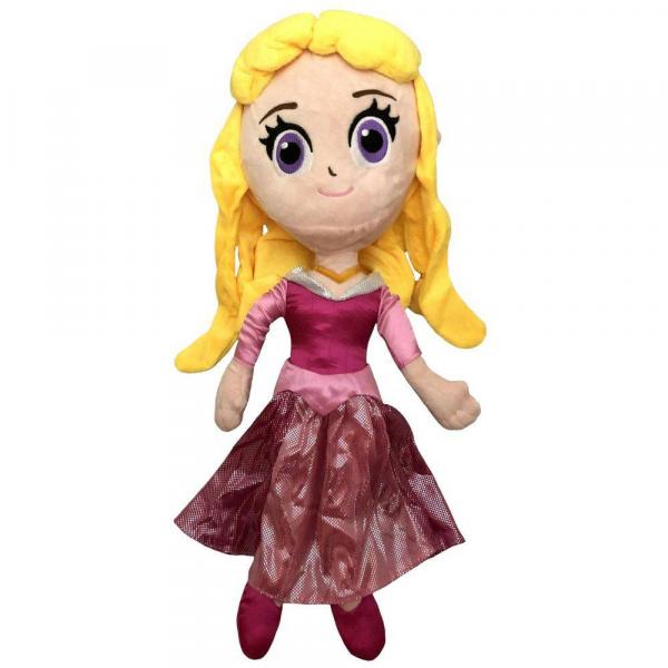 Boneca Pelúcia Grande Princesa Aurora Bela Adormecida - Disney