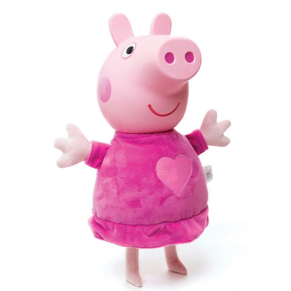 Boneca Peppa Pig - Peppa com Cabeça de Vinil - Estrela