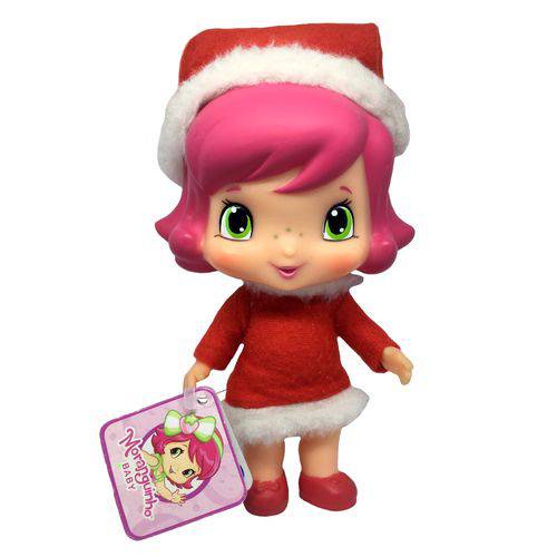 Tudo sobre 'Boneca Pequena Moranguinho Mamãe Noel com Vestido Vermelho Decoração de Natal - Multibrink'