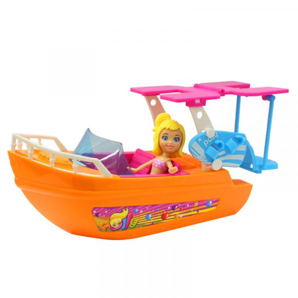 Boneca Polly Pocket - Barco Splash - Mattel