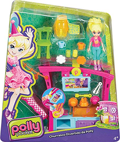 Boneca Polly Pocket Churrasco Divertido Mattel Loira