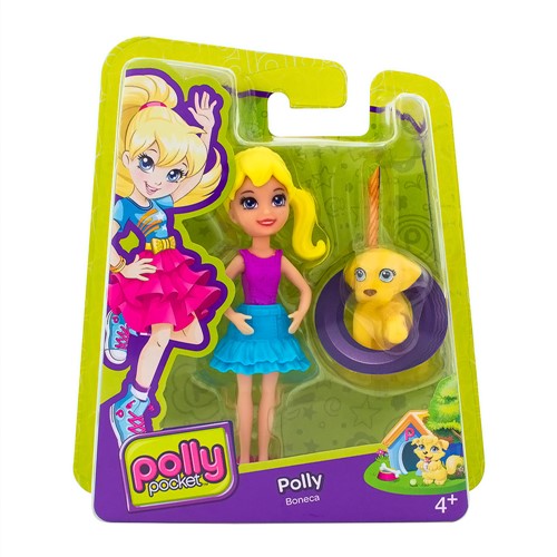 Tudo sobre 'Boneca Polly Pocket com Pet Personagens Sortidos 1 Unidade'