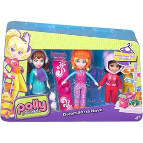 Boneca Polly Pocket Diversão na Neve - Mattel