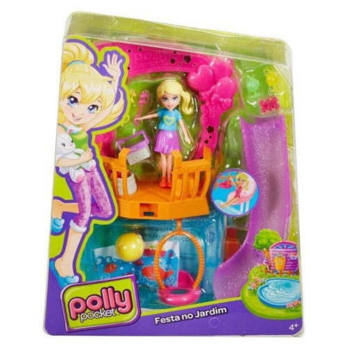 Boneca Polly Pocket Festa no Jardim - com Acessórios Mattel
