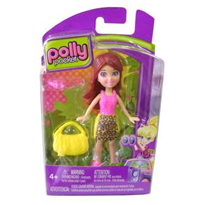 Boneca Polly Pocket Lila Saia Amarela - Mattel Boneca