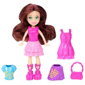 Boneca Polly Pocket Mattel Super Fashion - Lea X8433/Y7893