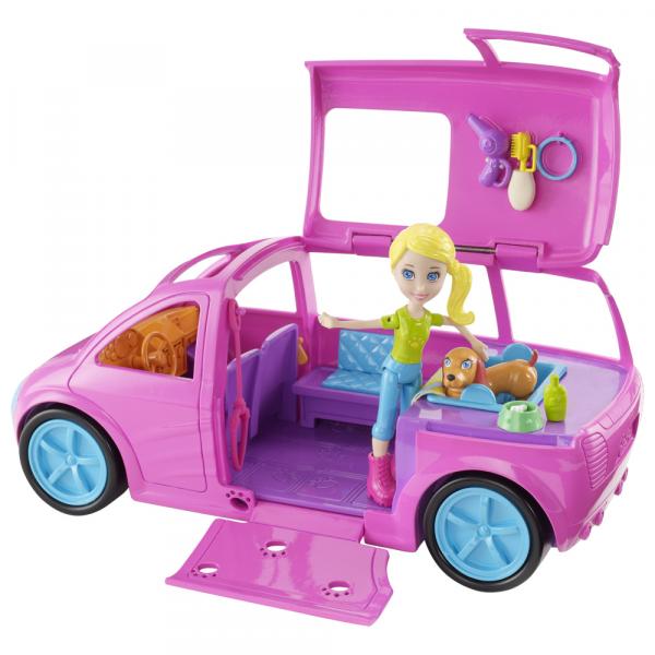 Boneca Polly Pocket - Pet Carro da Polly - Mattel