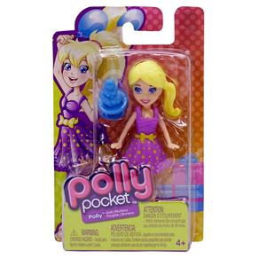 Boneca Polly Pocket - Polly com Bolo - Mattel