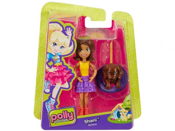 Boneca Polly Pocket Shani com Bichinho - Mattel