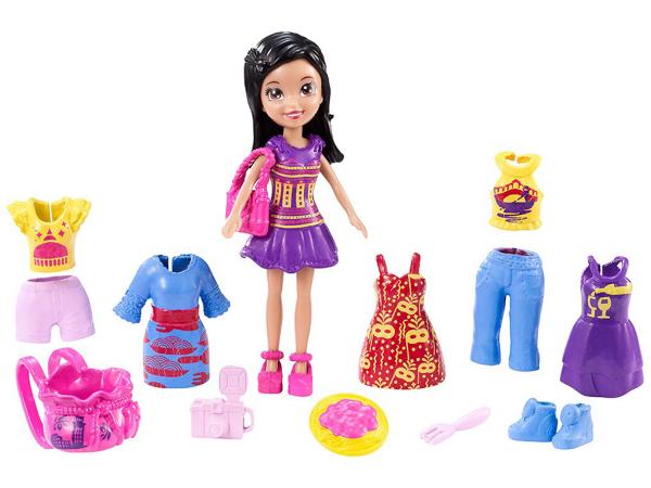 Boneca Polly Pocket Viagem à Itália - com Acessórios Mattel