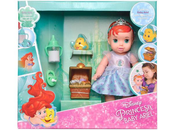 Boneca Princesa Ariel Baby com Acessórios - Mimo