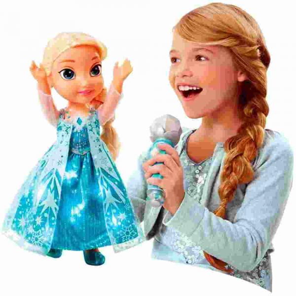 Boneca Princesa Elsa Cantora Disney Frozen 1142 Sunny