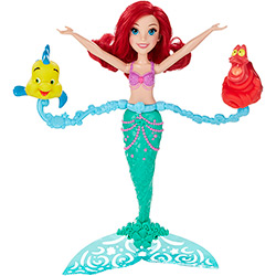 Boneca Princesas Disney Ariel Girar e Nadar - Hasbro