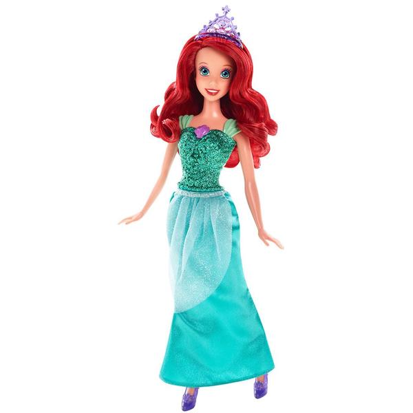 Boneca Princesas Disney - Brilho Mágico - Ariel - Mattel