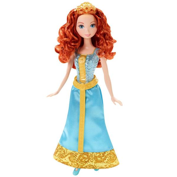 Boneca Princesas Disney - Brilho Mágico - Merida - Mattel