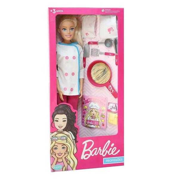 Boneca Pupee Barbie Chef Gigante - 1253