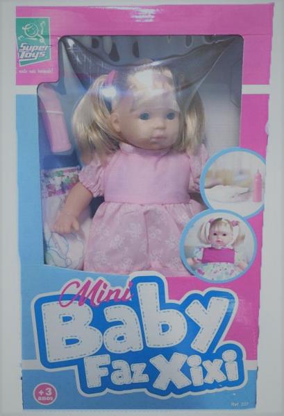 Boneca Super Toys - Mini Baby Faz Xixi