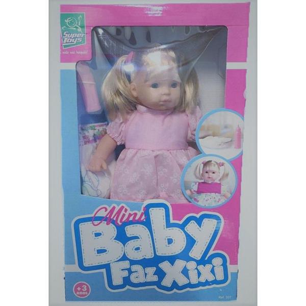 Boneca Super Toys - Mini Baby Faz Xixi