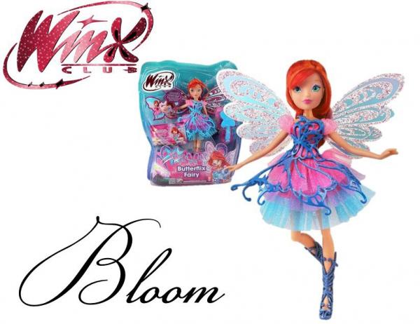 Boneca Winx Club - Butterflix Fairy Bloom - 30 Cm - Wxbf0001