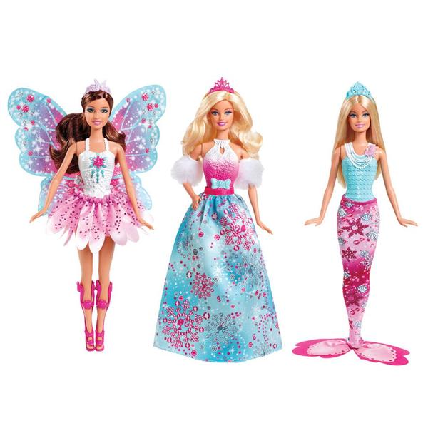 Bonecas Barbie Mix Match - Trio Encantado - Mattel