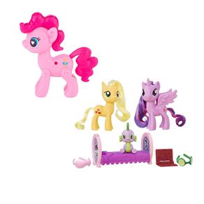 Bonecas My Little Pony Hasbro - Twilight Sparkle + Applejack + Pinkie Pie