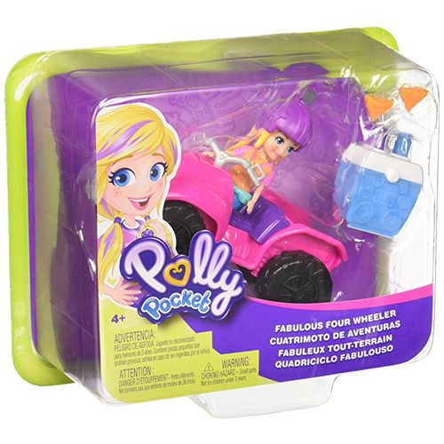 Bonecas Polly Pocket Quadriciclo Fabuloso Sort - Mattel