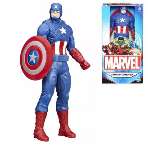 Boneco Action Figure Capitão América Marvel 15 Cm Hasbro