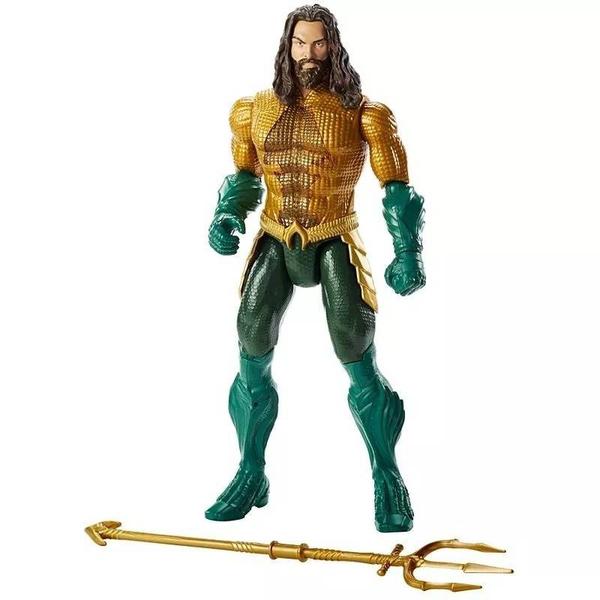 Boneco Aquaman com Trident e Som 30cm - Mattel GBN28