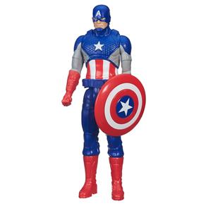 Boneco Articulado 30cm - Titan Hero Series - Marvel Avengers - Capitão América - Hasbro