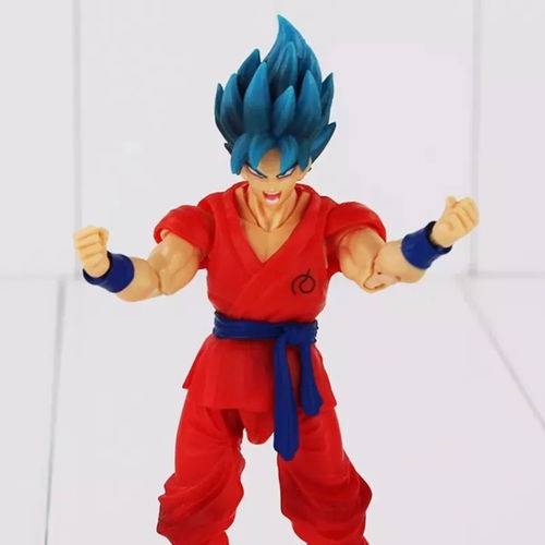 Boneco Articulado Goku Ssj Blue Figuarts 16cm