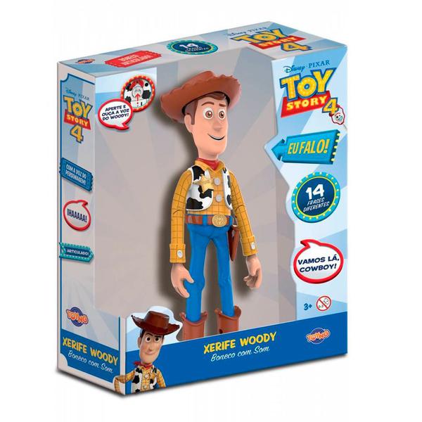 Boneco Articulado Woody Toy Story C/ Som - Toyng