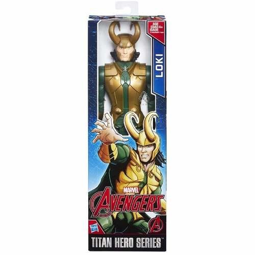 Tudo sobre 'Boneco Avengers Figura Titan Loki Hasbro B6661 11710'