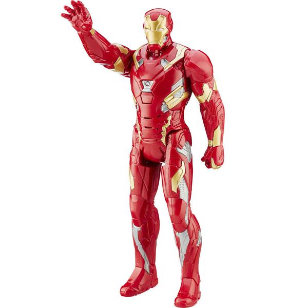 Boneco Avengers Guerra Civil - Titan Hero - Homem de Ferro Eletrônico - Hasbro - Hasbro