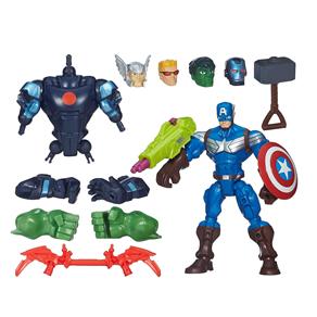 Boneco Avengers Hasbro Capitão América com Acessórios